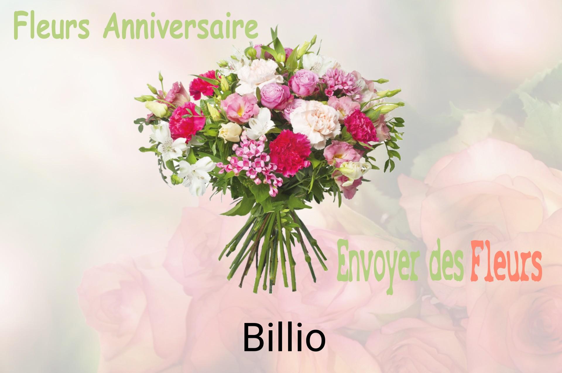 Bouquet de fleurs d’anniversaire livré à Billio